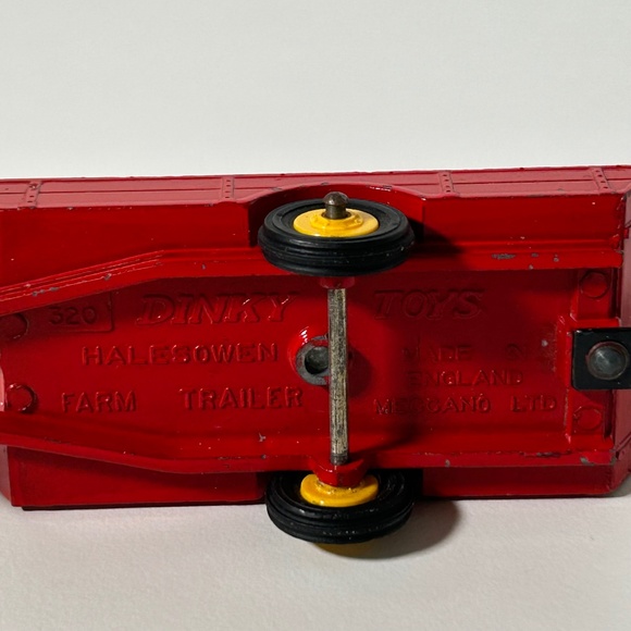 Vintage 50s 60s Meccano Dinky Toys Halesowen Farm Trailer #320 Made in England - Picture 8 of 10